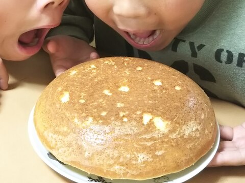 ホットケーキミックスで作る炊飯器カステラ